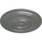 Ekena Millwork Traditional Ceiling Medallion (Fits Canopies up to 8 1/4"), Hand-Painted Silver, 31 1/2"OD x 2 1/2"P CM31TRSLS - alternate 3